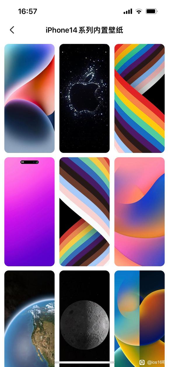 iPhone 14��ios16ԭ����ֽ#ƻ������������Щ����##ios16#-2.jpg