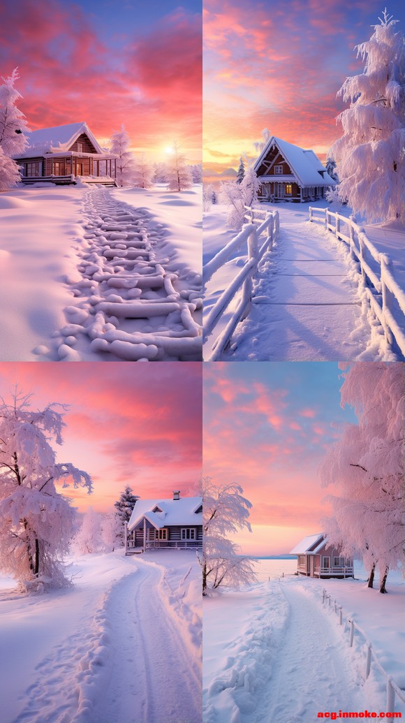 ��ai�滭�ؼ��ʼ��̡̳���midjourney����Ψ��������ɫѩ����ֽ-2.jpg