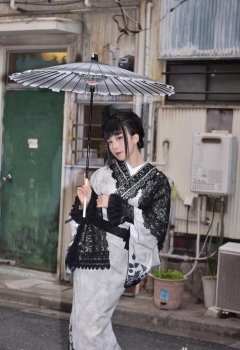 ��COS��Ƭ��ˮ��Aqua  3�º�ɫ��˿�ͷ�