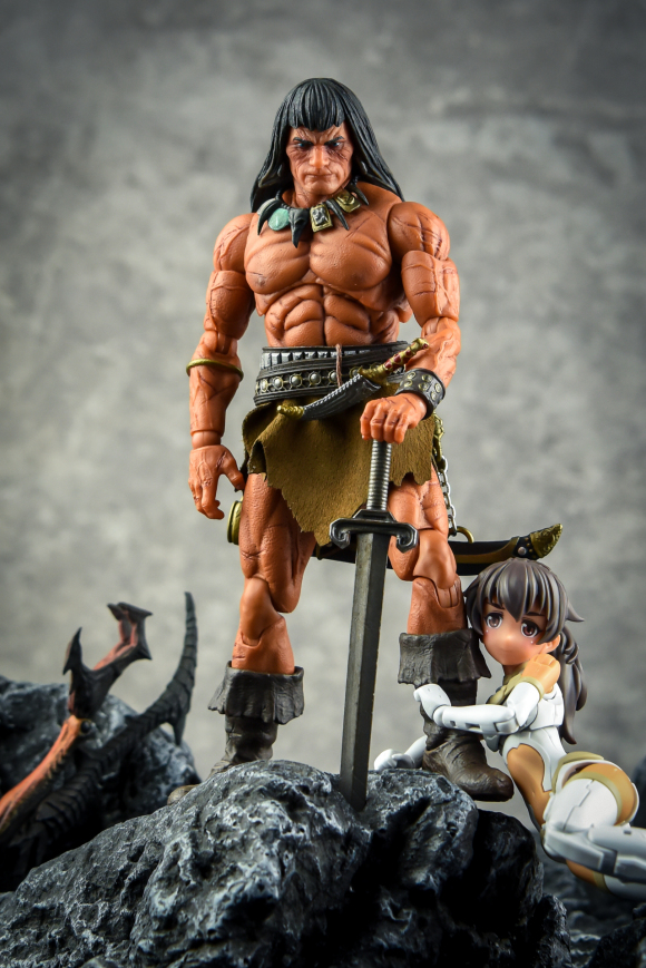 ��mezco��one:12 Ұ���˿��� Frank Frazetta�廭����-2.jpg