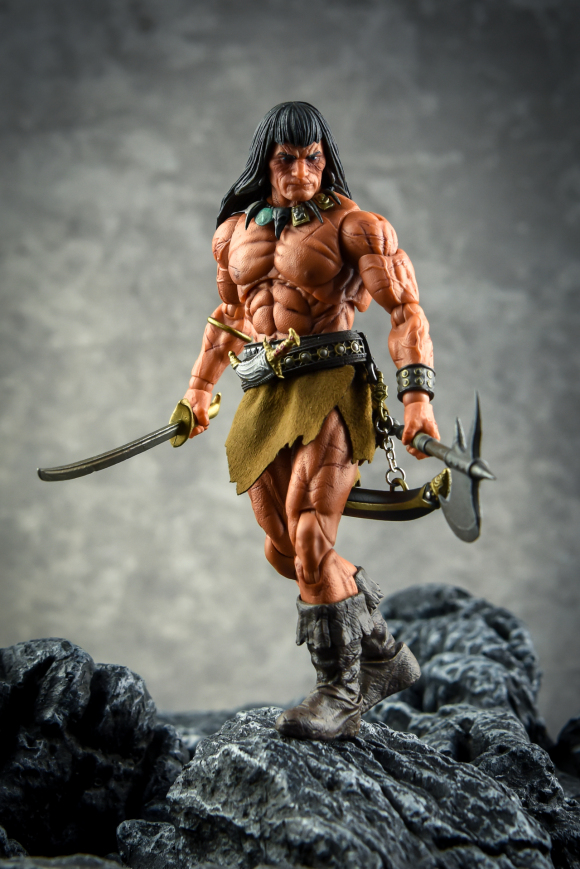 ��mezco��one:12 Ұ���˿��� Frank Frazetta�廭����-4.jpg