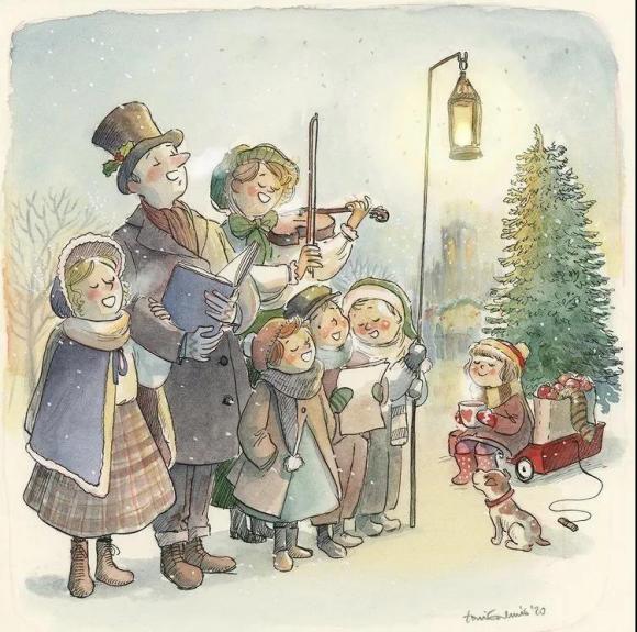 ��Ӧͼ���廭��Ѷ����Christmas Carol�����а���ʥ������-3.jpg
