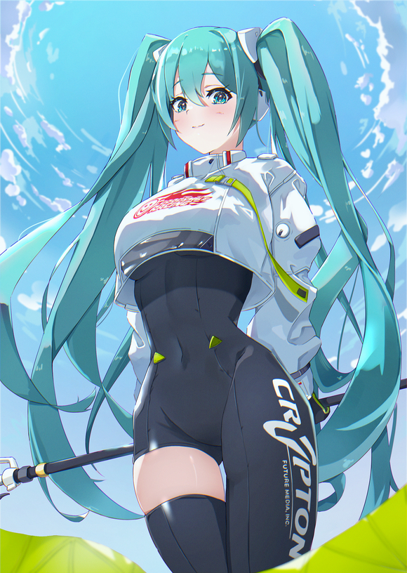 #��ԪС��# ������� ˫��β����δ�� MIKU�廭�ؼ� ��һ��-1.jpg