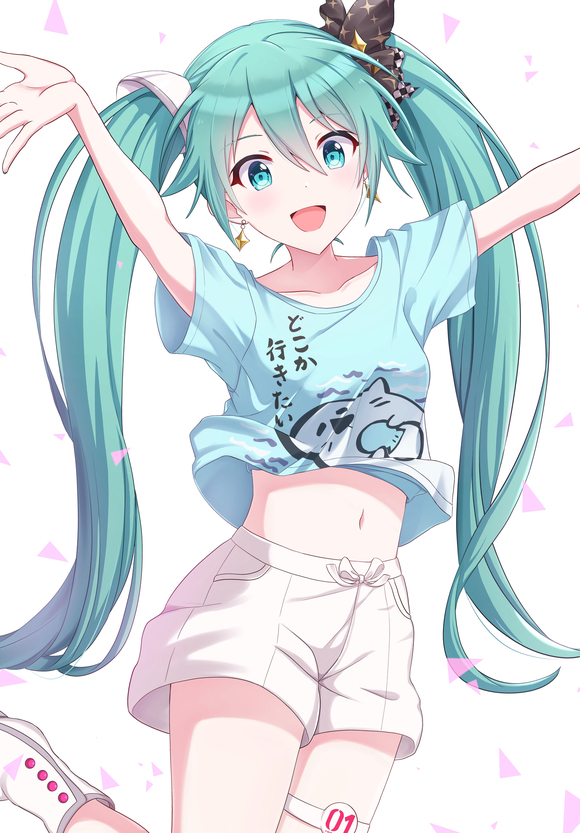 #��ԪС��# ������� ˫��β����δ�� MIKU�廭�ؼ� ��һ��-3.jpg