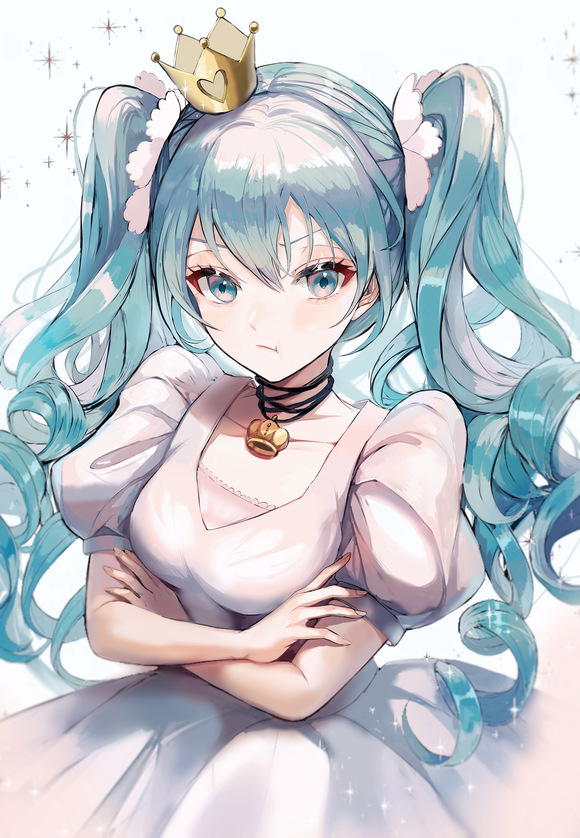 #��ԪС��# ������� ˫��β����δ�� MIKU�廭�ؼ� ��һ��-1.jpg