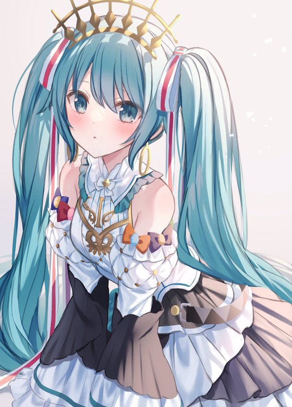 #��ԪС��# ������� ˫��β����δ�� MIKU�廭�ؼ� ��һ��-1.jpg