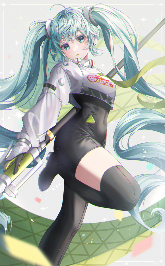 #��ԪС��# ������� ˫��β����δ�� MIKU�廭�ؼ� ��һ��-1.jpg