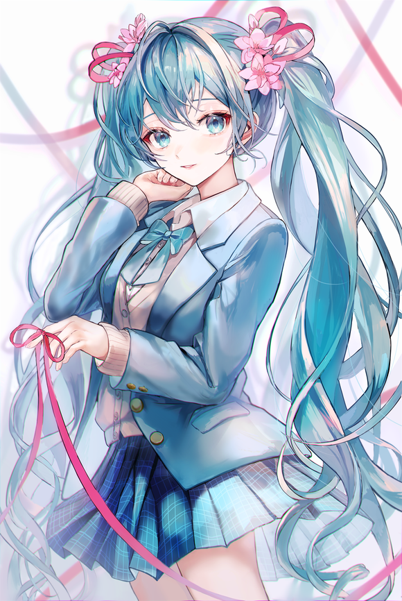 #��ԪС��# ������� ˫��β����δ�� MIKU�廭�ؼ� ��һ��-1.jpg