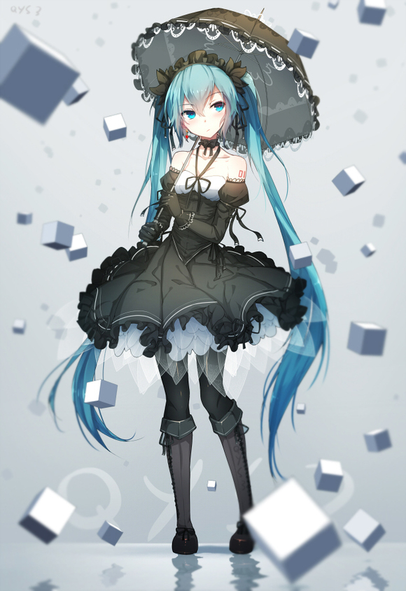 #��ԪС��# ������� ˫��β����δ�� MIKU�廭�ؼ� ��һ��-8.jpg