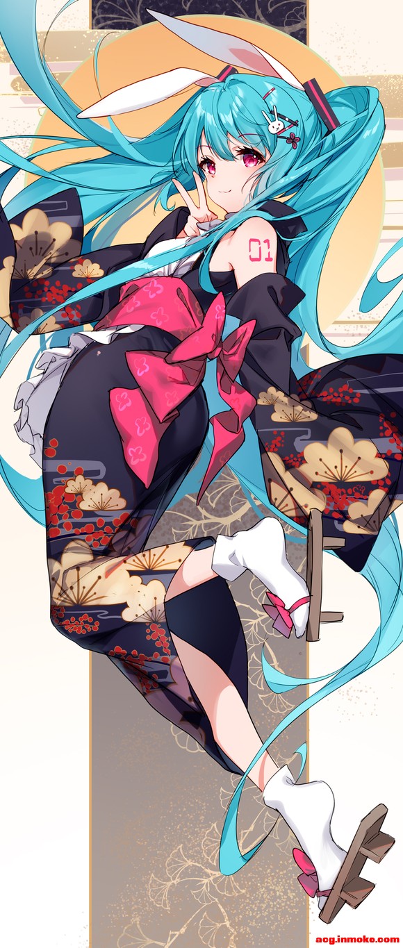 ��Pվ�廭������Ҫ��˫��βmiku������!����δ�� MIKU��ͼ��ֽ-1.jpg