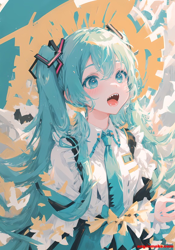 ��Pվ�廭������Ҫ��˫��βmiku������!����δ�� MIKU��ͼ��ֽ-3.jpg