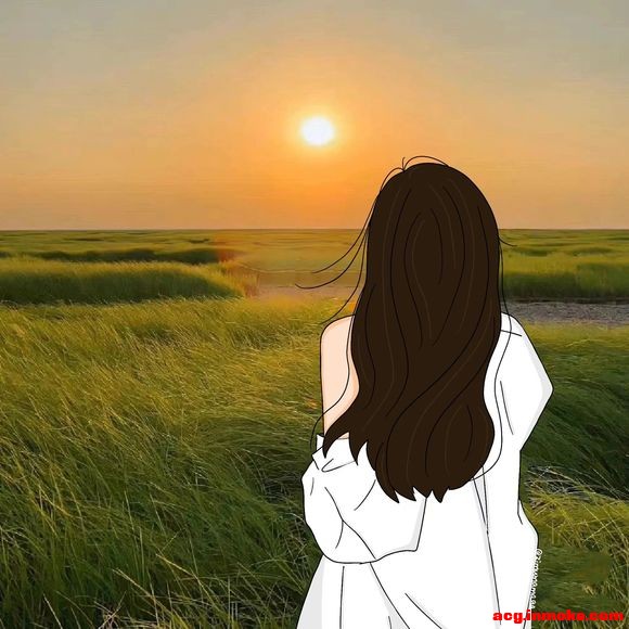 ����һ���ֻ�Ů���廭ͷ��ϼ�-3.jpg