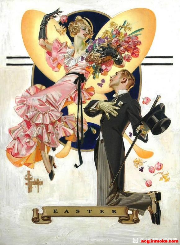 20���ͳ��ڵ��������廭��ʦJ. C. Leyendecker��Ʒ�е�������ϵ��-4.jpg