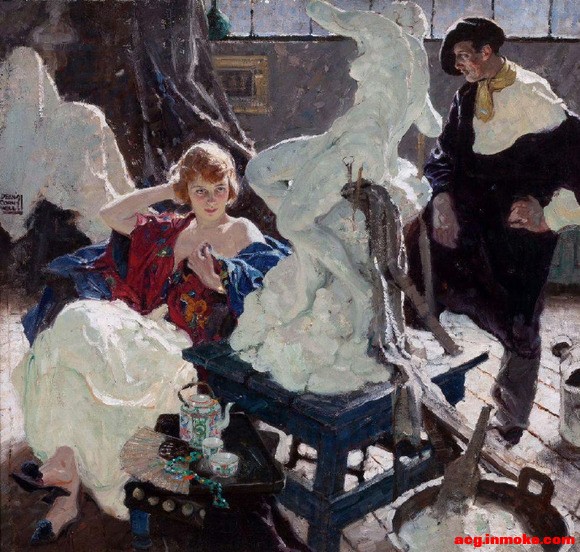 �����廭�ҵ϶���������Dean Cornwell��Ʒ����-1.jpg