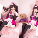 cos��Ƭ �Ϳɰ����ȵ�Զ����һ��ȹ���ɫ���˽ڰ�