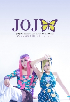 ��COS��Ƭ����JOJO�������װ�����˫�˵�COSPLAY