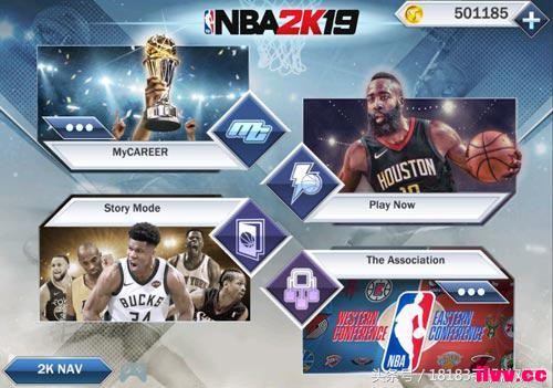 ��NBA 2K19����׿���ϼܹȸ裬����ȫ����Ϸģʽ
